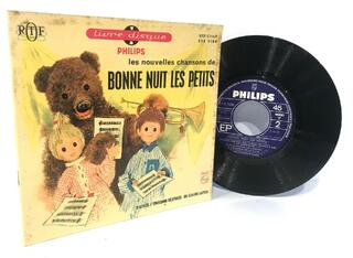 Ancien Disque Vinyle Livre 45T Bonne Nuit Les Petits ORTF