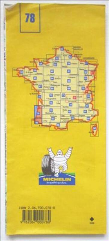 Carte Michelin 78 - Bordeaux dax Biarritz 1988 76578788