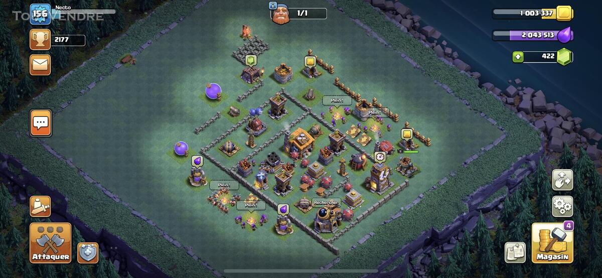 Compte Coc lvl 156 th 12 647902470