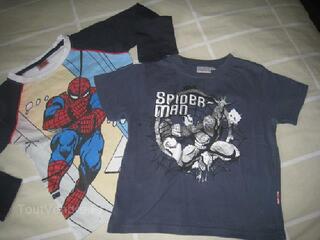 Lot de tee shirt & sweat ml SPIDER-MAN 5 ans