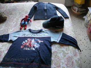 Polo Spider Man - Veste - Casquette + Spider Man 6 ans