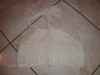 TSHIRT FILLE CROCHET taille 8 ans